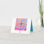 MACRAME' – フラクタルカラフルルアートの抽象芸術画像 –  カード (裏面)