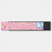 MACRAME' – フラクタルカラフルルアートの抽象芸術画像 –  サインプレート (正面)