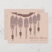 Macrame Artist Handmade Designer Artist Business ポストカード (正面/裏面)