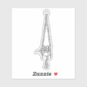 Macrame Pothosステッカー シール (シート)