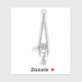 Macrame Pothosステッカー シール