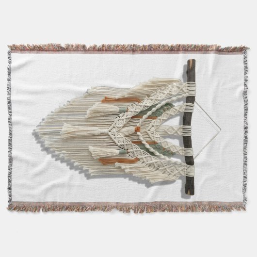 Macrame Throw Blanket スローブランケット (正面)