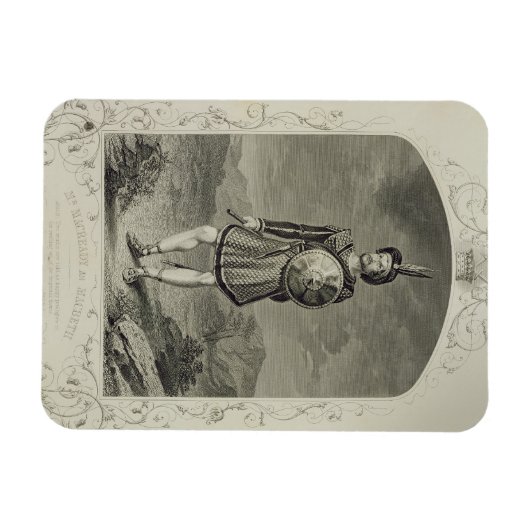 Macready as Macbeth, Act I Scene 3, in遊. マグネット (横)