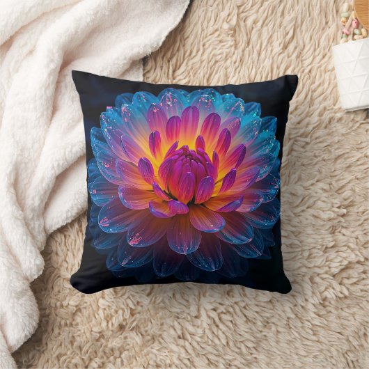 Macro Aurora Bloom クッション (ブランケット)