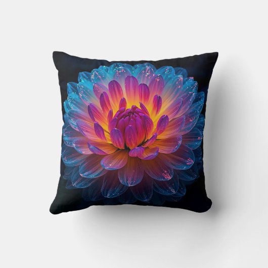 Macro Aurora Bloom クッション (裏面)