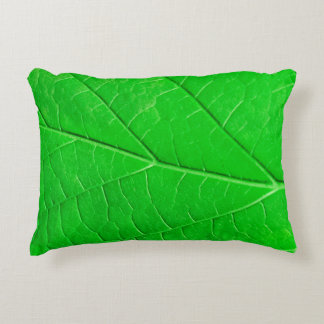 Macro green leaf ecology plant background アクセントクッション