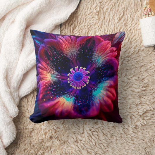 Macro Radiant Riot クッション (ブランケット)