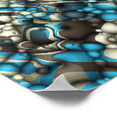 Macro Shapes Abstract ポスター (角)