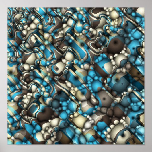 Macro Shapes Abstract ポスター (正面)