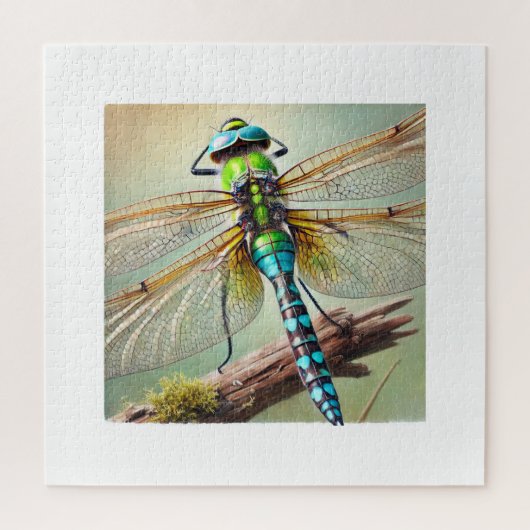 Macromia Dragonfly 200924IREF242 - Watercolor ジグソーパズル (縦)
