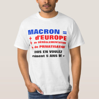 MACRON =デレグリメント=モノディゼーションTシャツ Tシャツ
