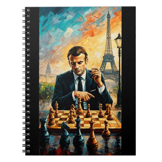 Macron Chess in Paris ノートブック (正面)