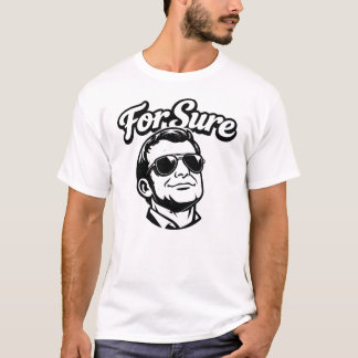 Macron For Sure Politique Humour Tシャツ
