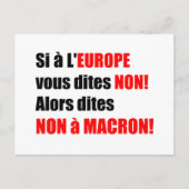 MACRON = Mondialization – はがき (正面)