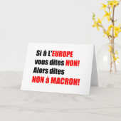 MACRON = Mondialization – グリーティングカード (黄色い花)