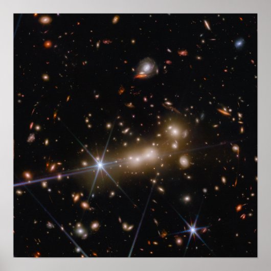 MACS0647 |重力レンズ効果 | JWST ポスター (正面)