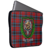 MacTavish Scottish Clan Tartan and Crest ラップトップスリーブ (正面右)