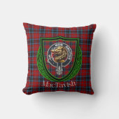 MacTavish Scottish Clan Tartan & Crest クッション (正面)