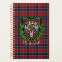 MacTavish Scottish Clan Tartan & Crest プランナー手帳