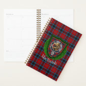 MacTavish Scottish Clan Tartan & Crest プランナー手帳 (ディスプレー)