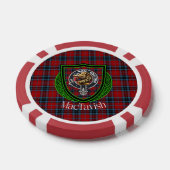 MacTavish Scottish Clan Tartan & Crest ポーカーチップ (シングル)