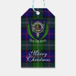MacThomas Scottish Clan Tartan & Crest ギフトタグ