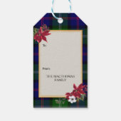 MacThomas Scottish Clan Tartan & Crest ギフトタグ (裏面)