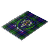 MacThomas Scottish Clan Tartan & Crest ノートブック (左側)