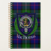 MacThomas Scottish Clan Tartan & Crest プランナー手帳 (正面)