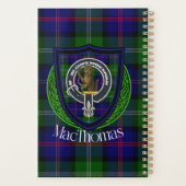 MacThomas Scottish Clan Tartan & Crest プランナー手帳 (裏面)