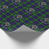 MacThomas Scottish Clan Tartan & Crest ラッピングペーパー (角)