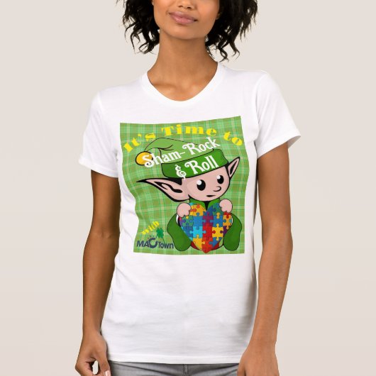 MACTownでシャム・ロック&シャム・ロックに転がなる時間 Tシャツ (正面)