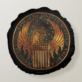 MACUSA™メダリオン ラウンドクッション (裏面)