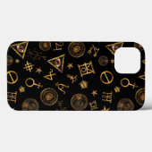 MACUSA™魔法シンボルと紋章パターン Case-Mate iPhoneケース (裏面 (横))