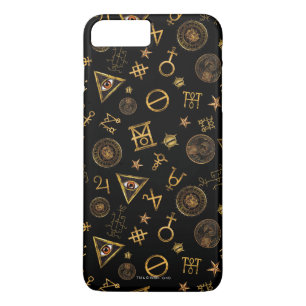 MACUSA™魔法シンボルと紋章パターン iPhone 8 PLUS/7 PLUSケース