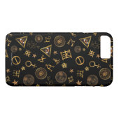 MACUSA™魔法シンボルと紋章パターン Case-Mate iPhoneケース (裏面(横))