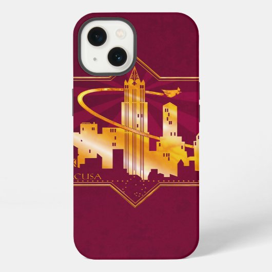 MACUSA™ Graphic Badge iPhoneケース (裏面)