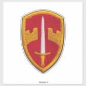 MACVベトナム戦争退役軍人コンターステッカー シール (シート)