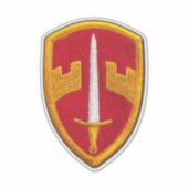 MACVベトナム戦争退役軍人コンターステッカー シール (正面)