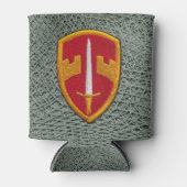 MACV軍隊支援指令ベトナム戦争缶C 缶クーラー (正面)