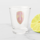 MACV軍隊支援MAAGロングビンベトナム。 ショットグラス (裏面)