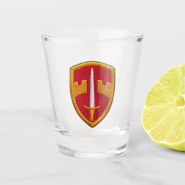 MACV軍隊支援MAAGロングビンベトナム。 ショットグラス