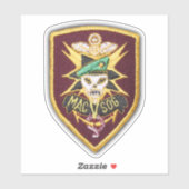 MACV SOGベトナム戦争退役軍人コンターステッカー シール (シート)
