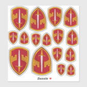 MACV SOGベトナム戦争退役軍人コンター シール (シート)