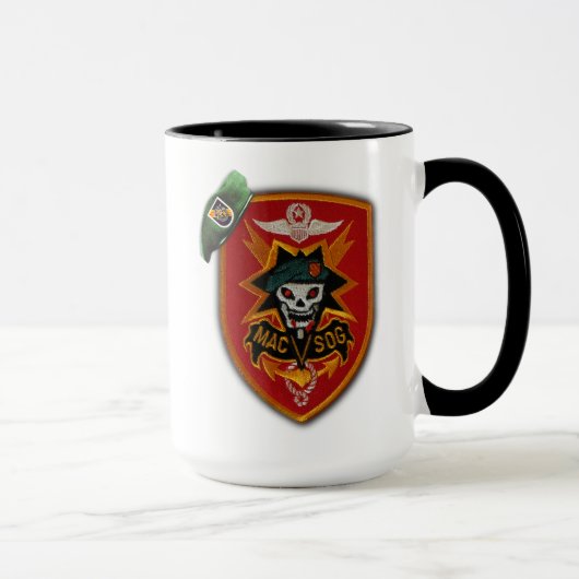 MACV SOGベトナム戦争退役軍人パッチMug マグカップ (右)
