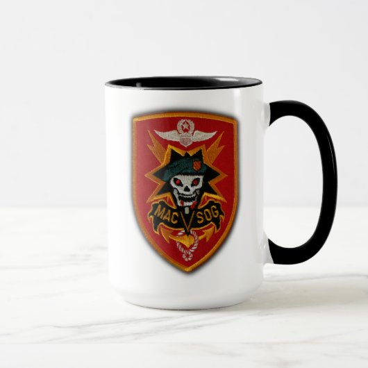 MACV SOGベトナム戦争退役軍人パッチMug マグカップ (右)