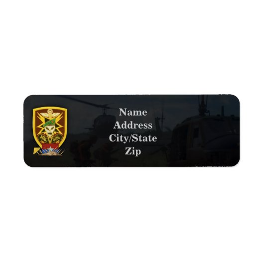 macv sog macvベトナム戦争 ラベル (正面)