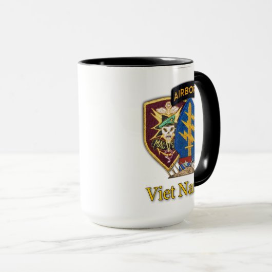 MACV SOG PATCH特殊部隊mug マグカップ (正面右)