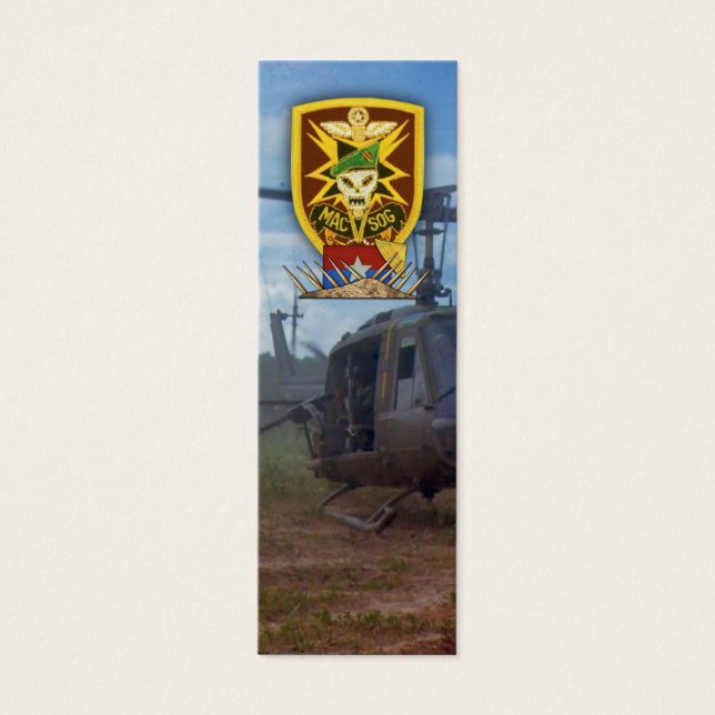 MACV SOG Vietnam War Patchブックマーカー (正面)