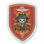 MACVSOG SOG ベトナム戦争退役軍人コンターステッカー シール (正面)